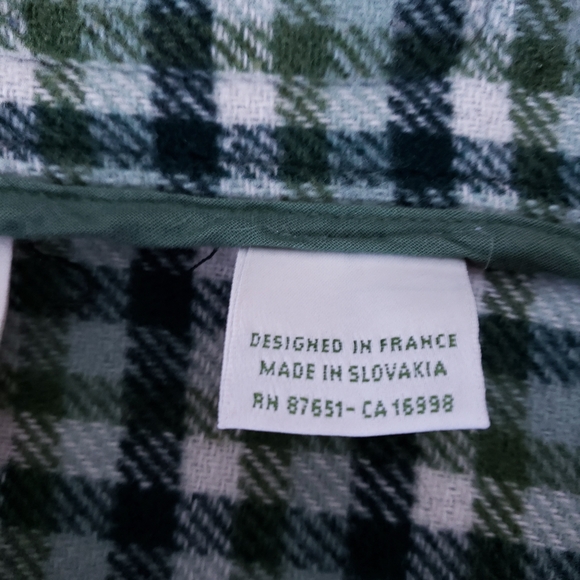 LACOSTE Wool Jacket Dark Army Green Grey - Picture 9 of 10